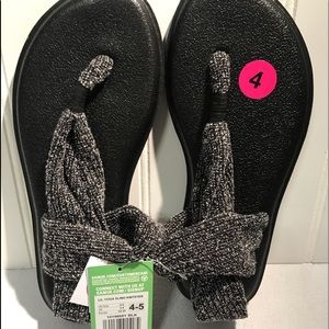 Sanuk Lil Yoga Sling Knitster Youth Black - 4/5 M